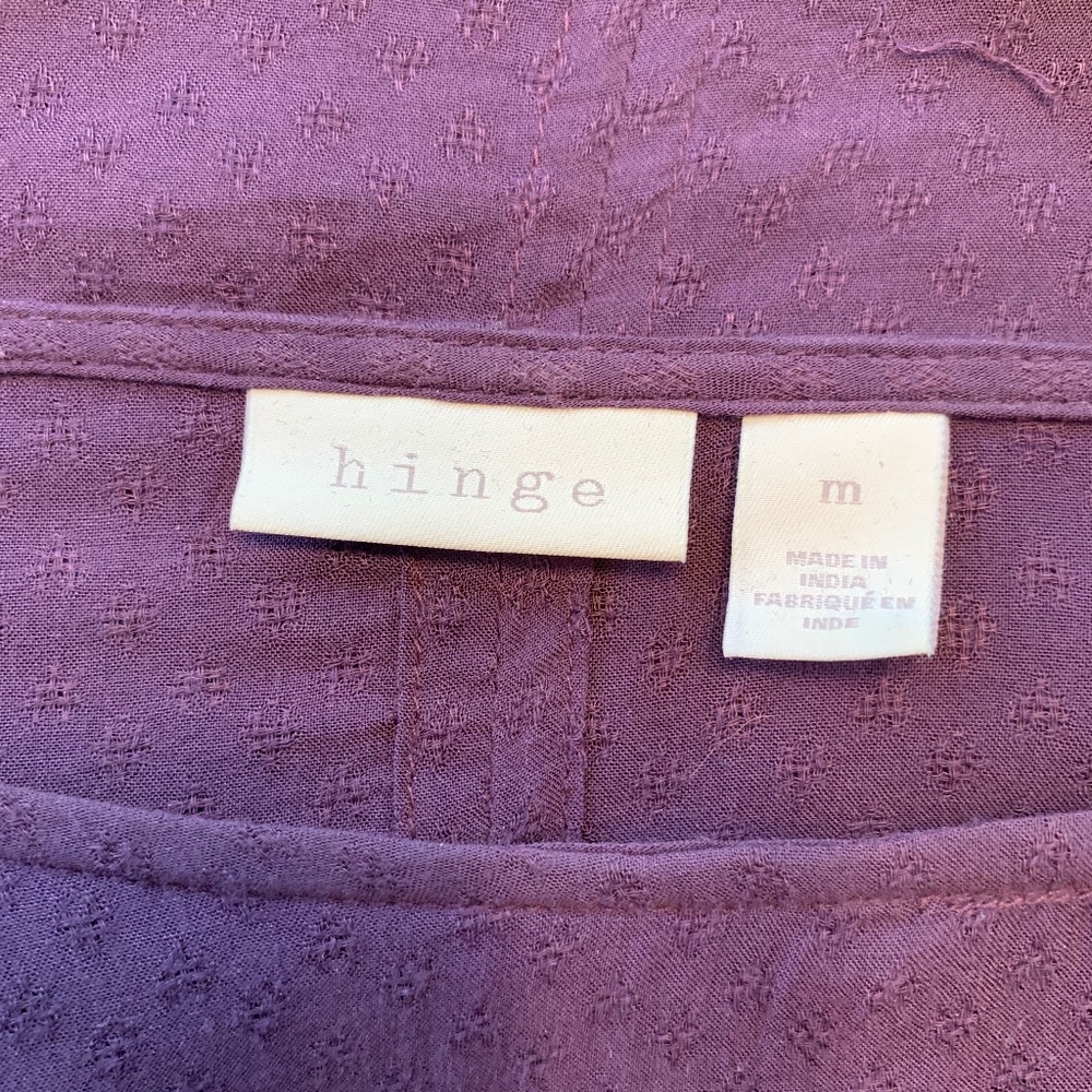 Purple Bell Sleeve blouse - Picture 3 of 3
